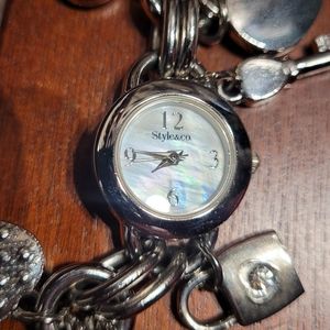 Charm bracelet watch